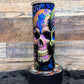 3D Skull (#33) Tumbler - Black light Activated Ink