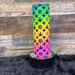 Neon Leaves Tumbler - Black light Activated Ink.