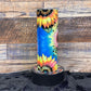 Neon Sunflower (#5) Tumbler - Black light Activated Ink.