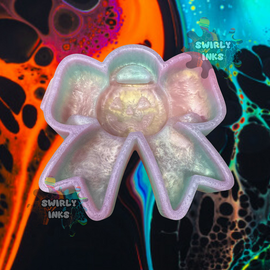 3D Pumpkin Bow Freshie Mold