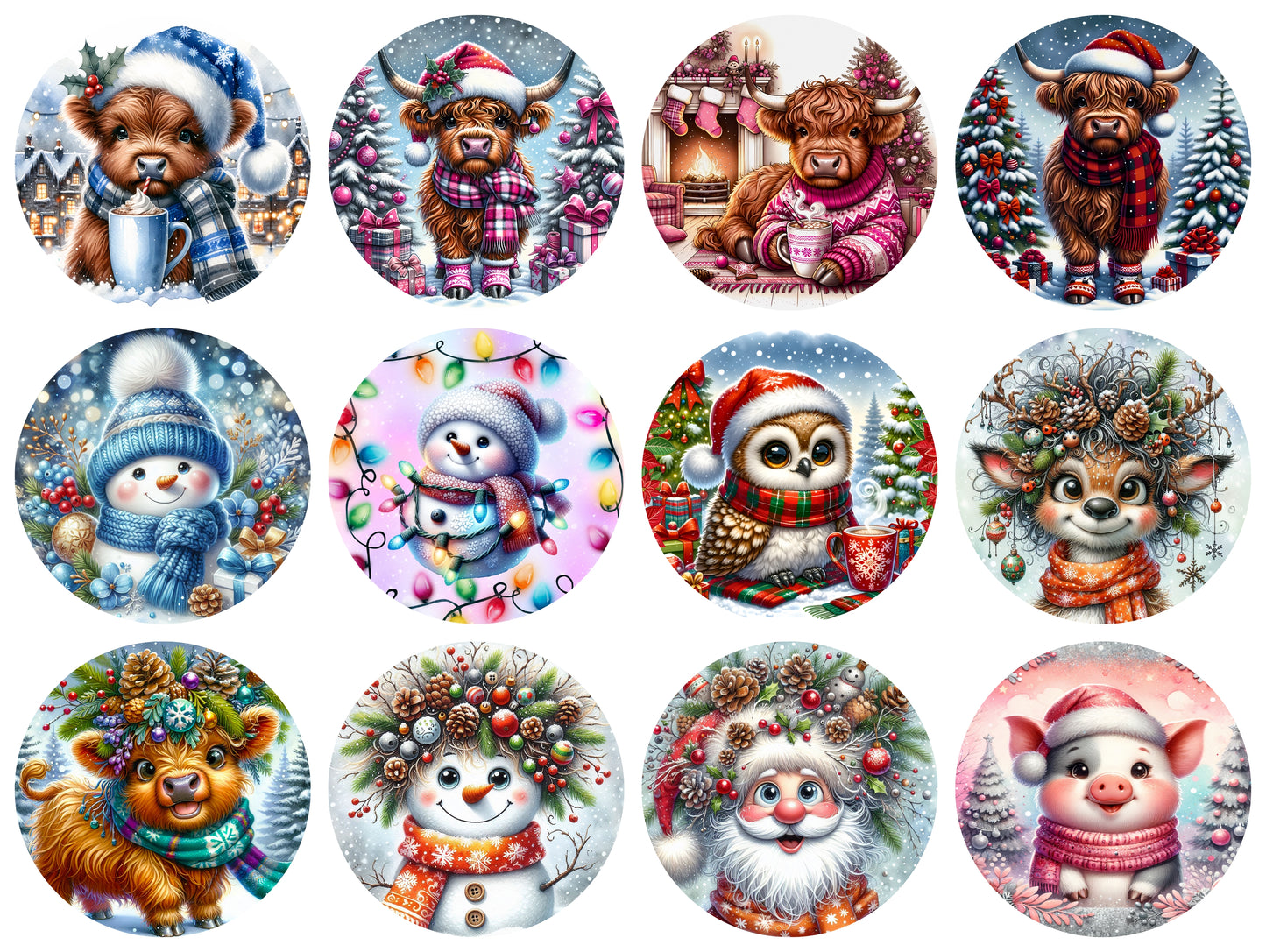 Card stock Options for Round Freshie Molds