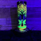 Yellow Fairy Tumbler - Black light Activated Ink.