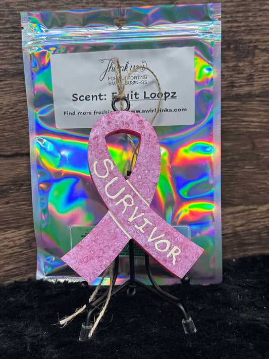 Fruit Loopz Survivor Ribbon Car Freshie
