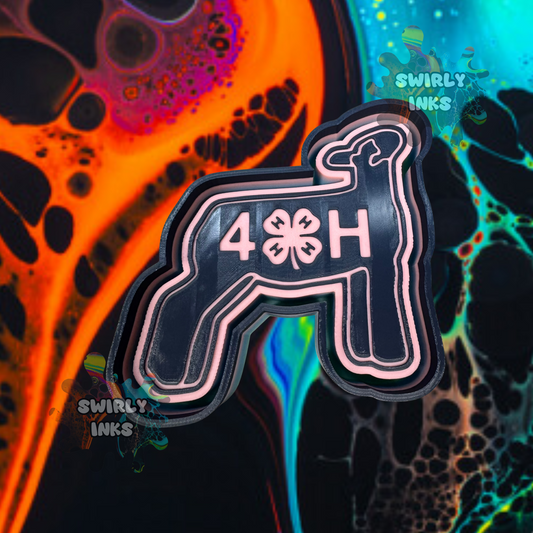 4H Lamb Freshie Mold