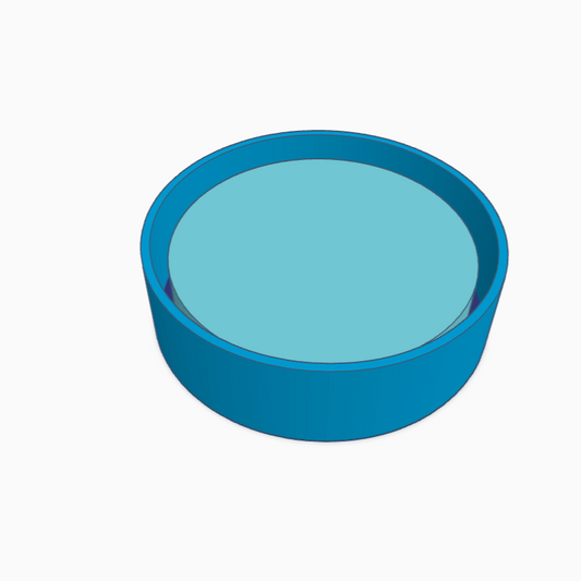 4" Round Blank Freshie Mold