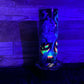 Spooky Pumpkins Tumbler - Black light Activated Ink.