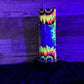 Neon Sunflower (#5) Tumbler - Black light Activated Ink.