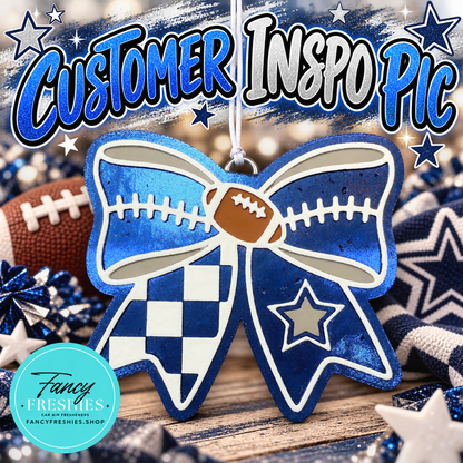 Cowboys Bow Freshie Mold