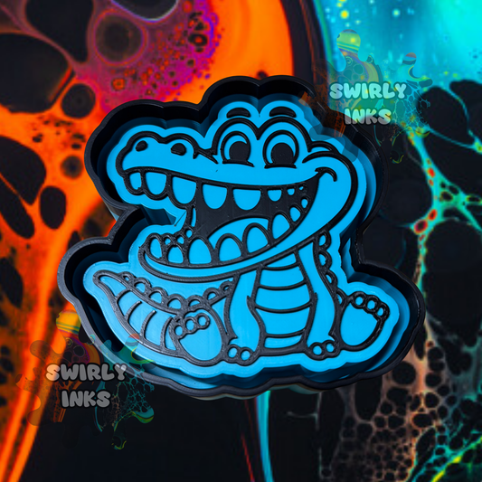Alligator Big Smile Freshie Mold