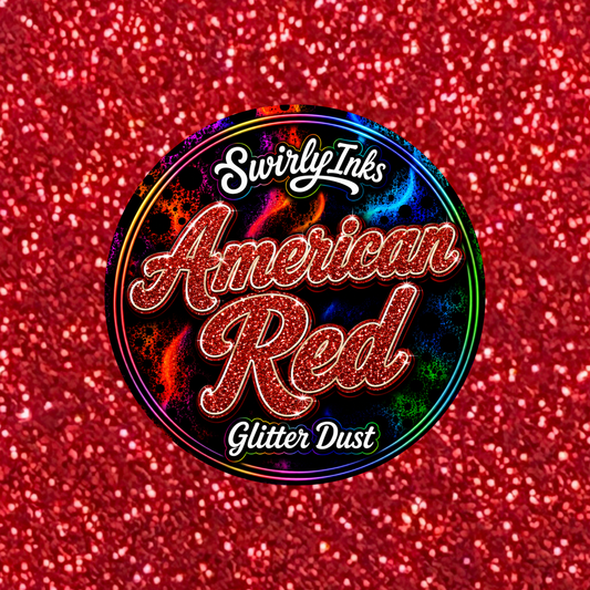American Red Glitter Dust 1oz