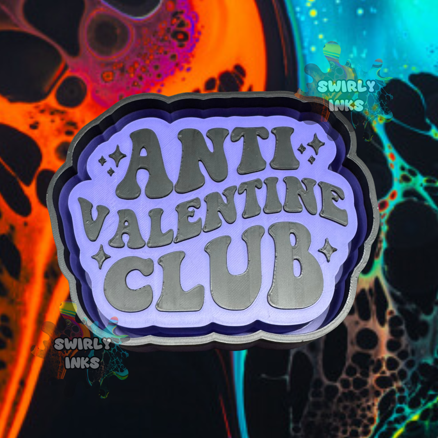Anti Valentine Club Freshie Mold