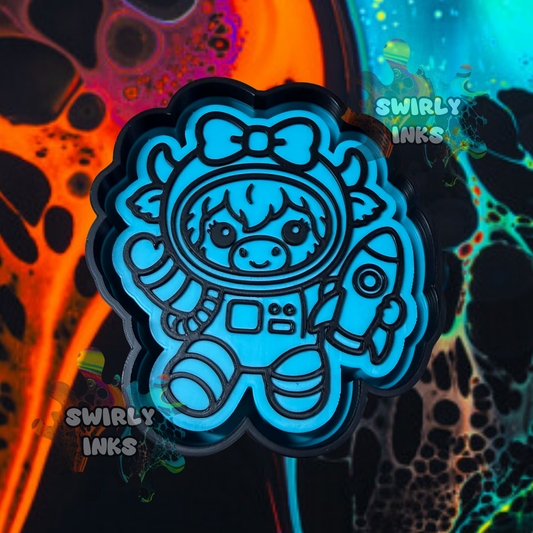Astronaut Highland Freshie Mold