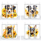 Dogs with Sunflowers