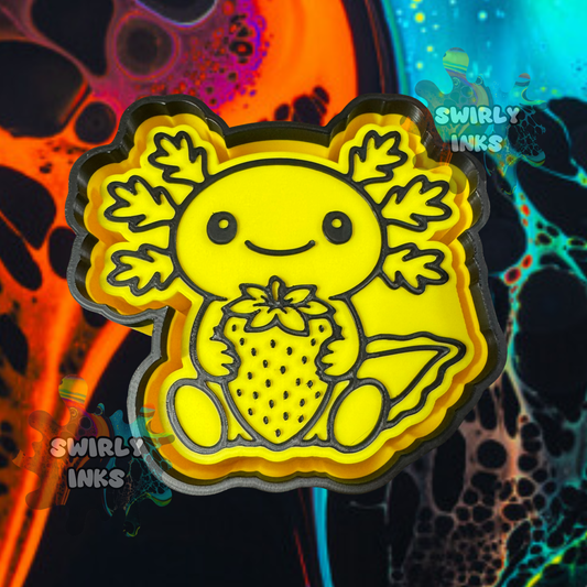 Axolotl with Strawberry Freshie Mold