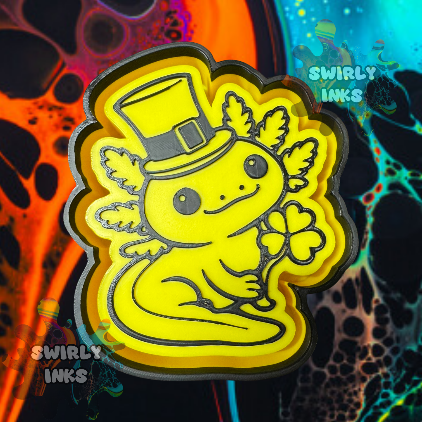Axolotl Clover Freshie Mold