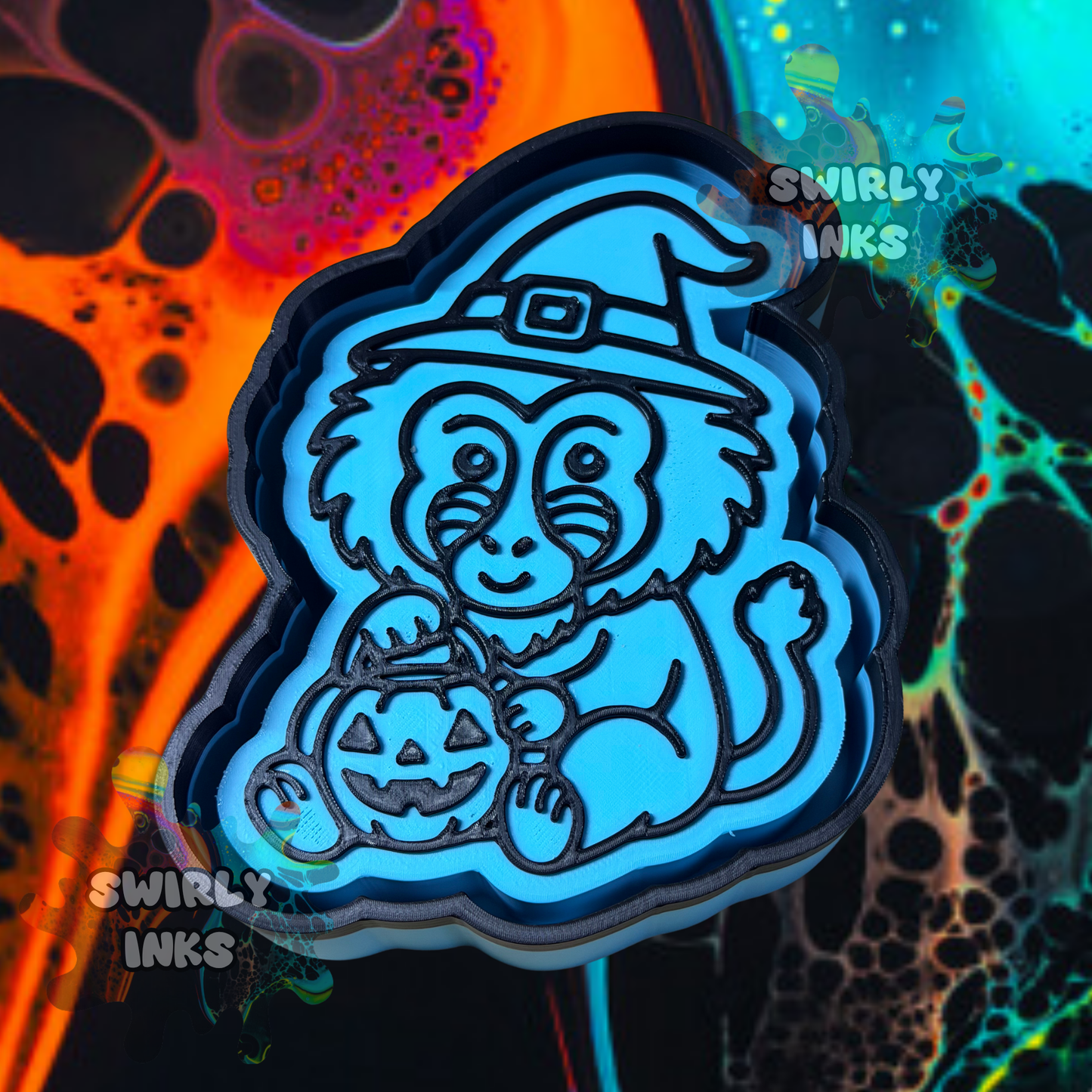 Baboon Witch Freshie Mold