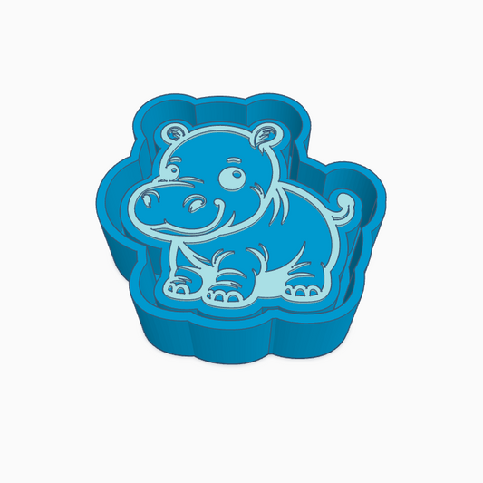 Baby Hippo Freshie Mold