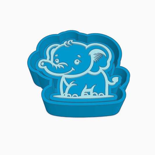 Baby Elephant Freshie Mold