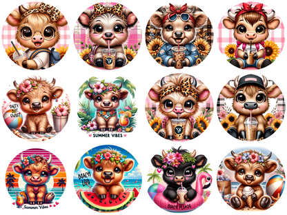 Card stock Options for Round Freshie Molds