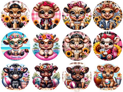 Card stock Options for Round Freshie Molds