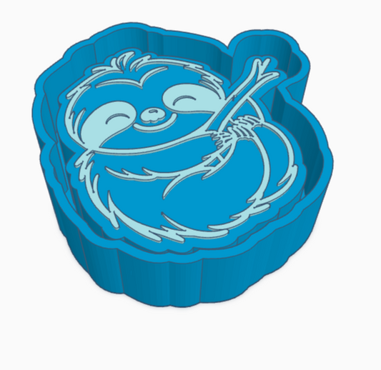 Baby Sloth Freshie Mold