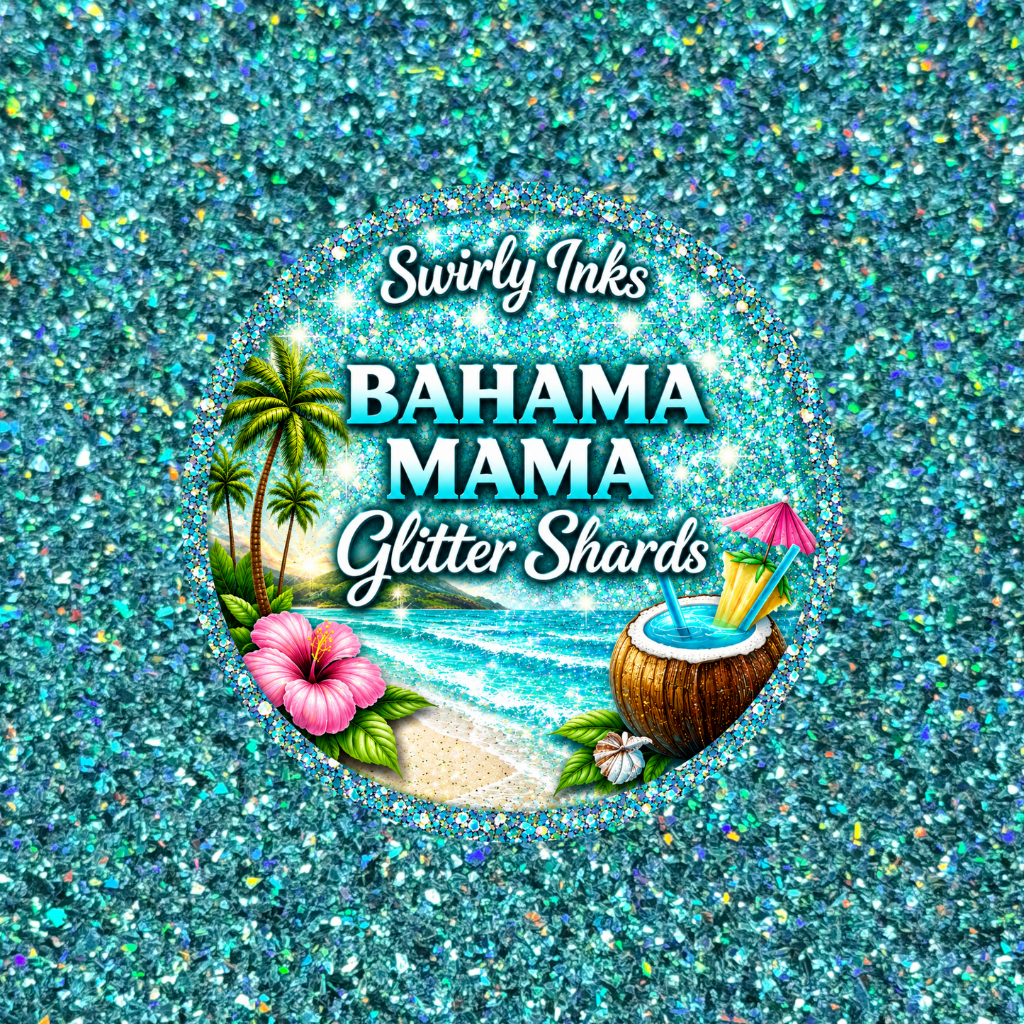 Bahama Mama Glitter Shards 1oz