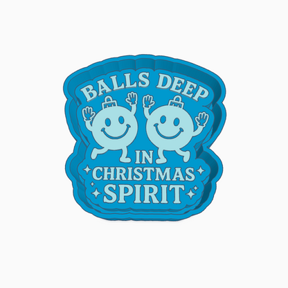 Balls Deep In Christmas Spirit Freshie Mold