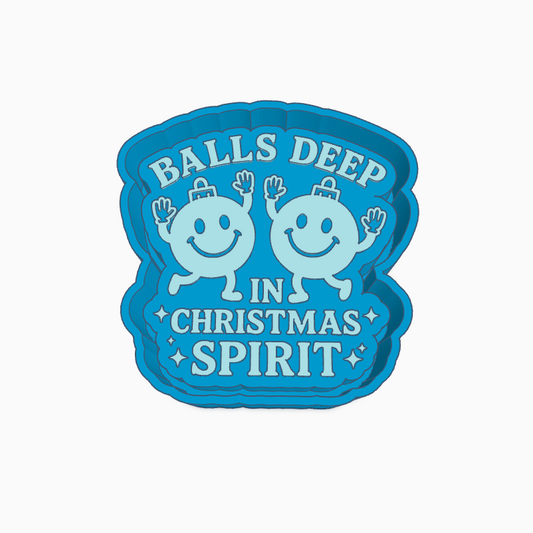 Balls Deep In Christmas Spirit Freshie Mold