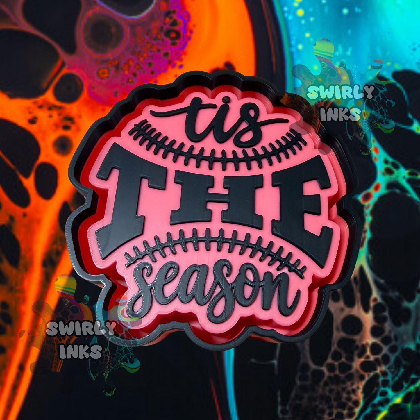 Baseball Tis The Season Freshie Mold