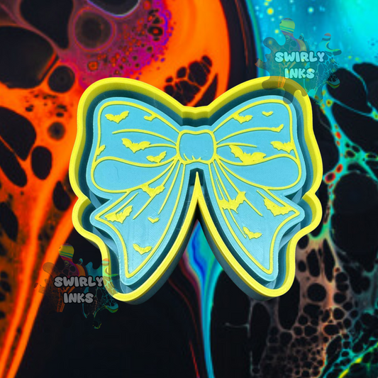 Bats Bow Freshie Mold