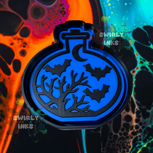 Bats in Bottle Freshie Mold