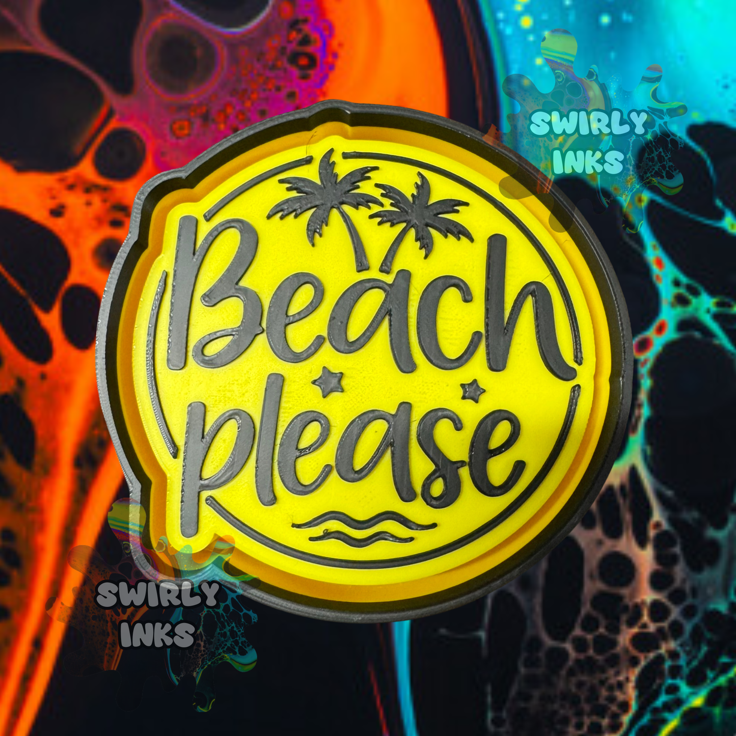 Beach Please Freshie Mold