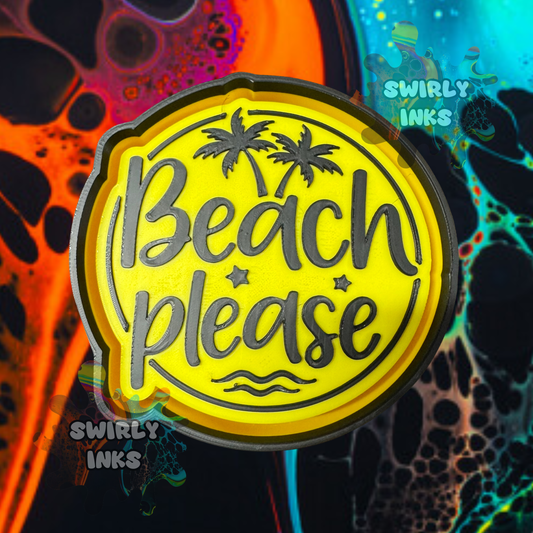 Beach Please Freshie Mold
