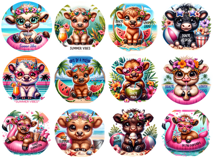 Card stock Options for Round Freshie Molds