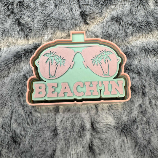 Beach'In Sunglasses Freshie Mold