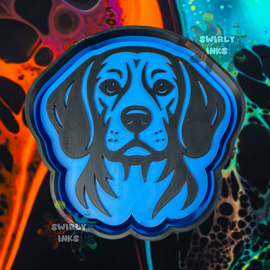Beagle Head Freshie Mold