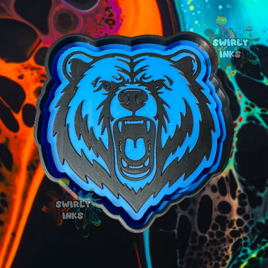 Bear Head Freshie Mold