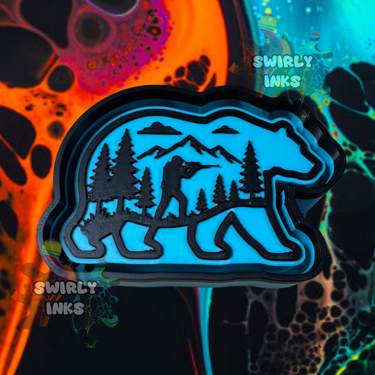 Bear Hunter Freshie Mold