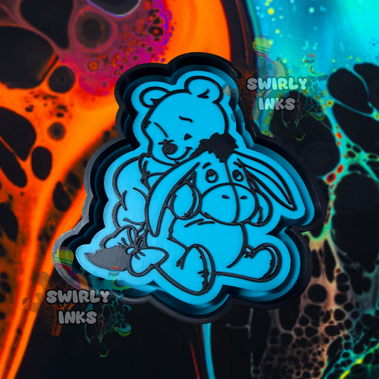 Bear & Donkey Freshie Mold