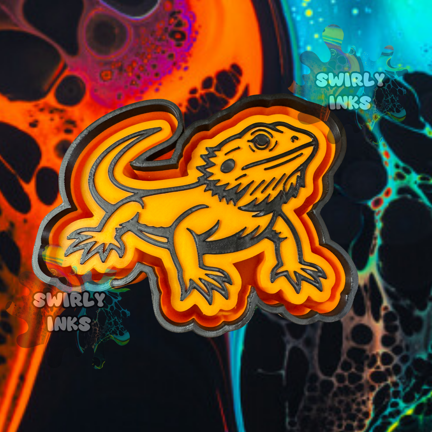 Bearded Dragon Freshie Mold