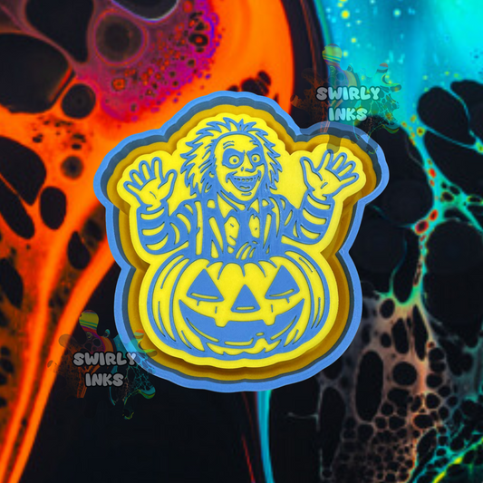 Beetlejuice in Pumpkin Freshie Mold