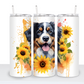 Dogs with Sunflowers