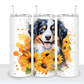 Dogs with Sunflowers