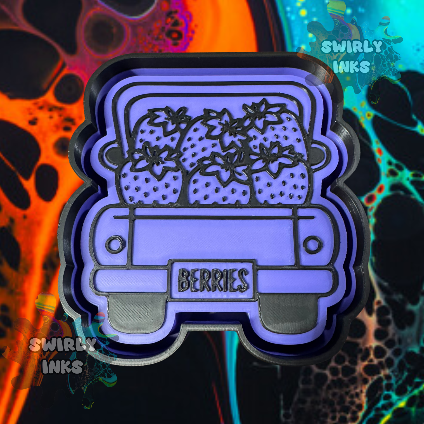 Berries Truck Freshie Mold