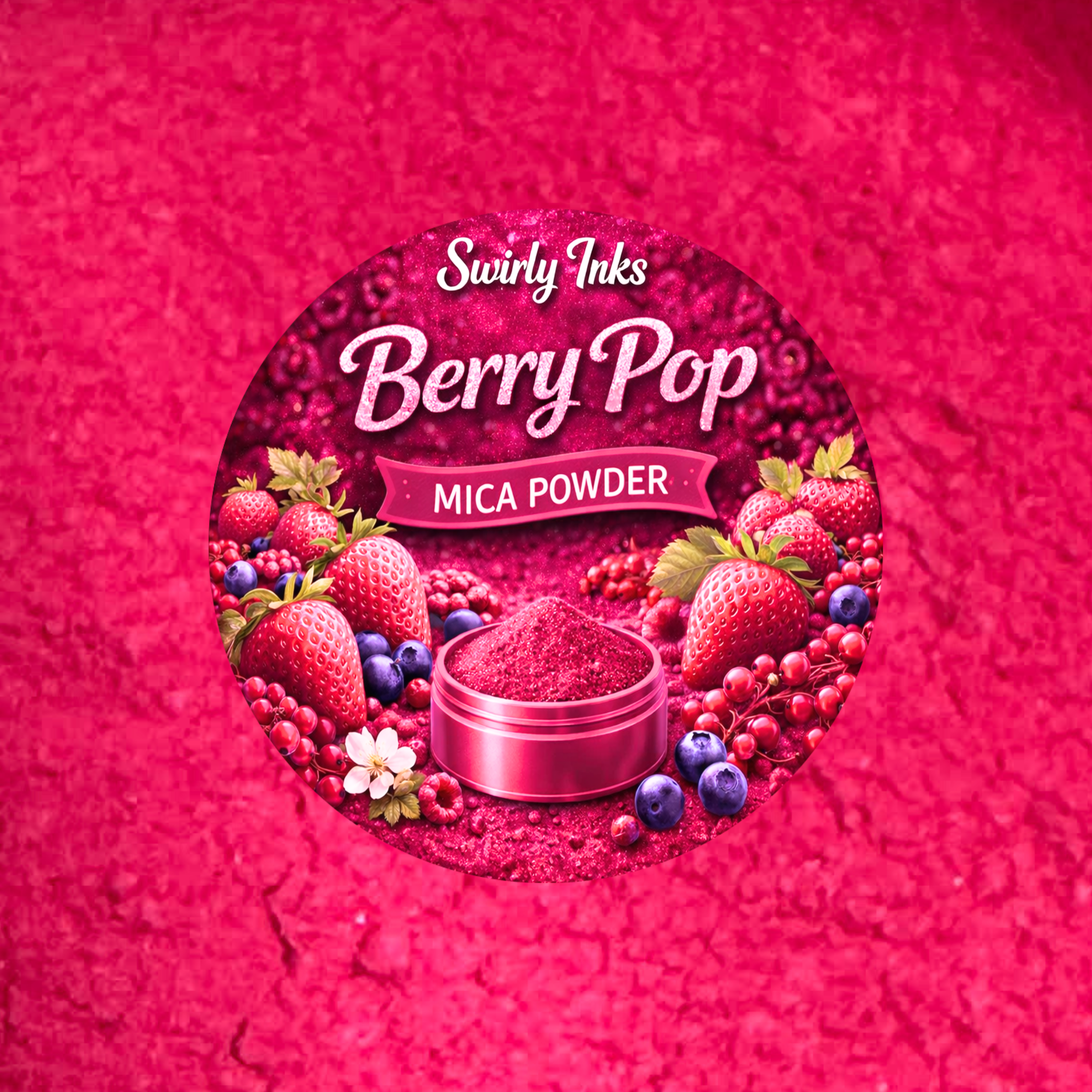 Berry Pop Mica Powder 1/2oz – Swirly Inks N Glittered Designs