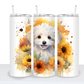 Dogs with Sunflowers