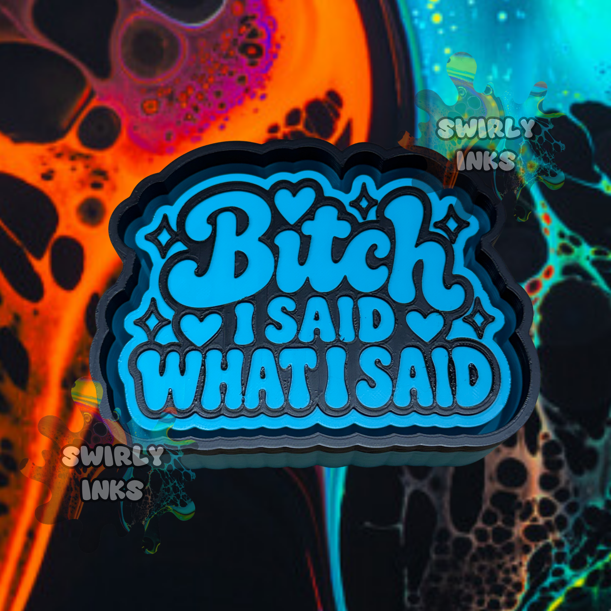 Bitch I Said What I Said Freshie Mold