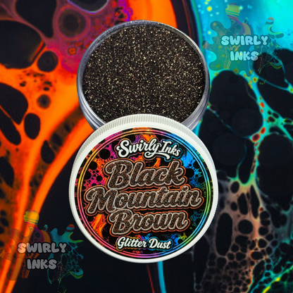 Black Mountain Brown Glitter Dust 1oz