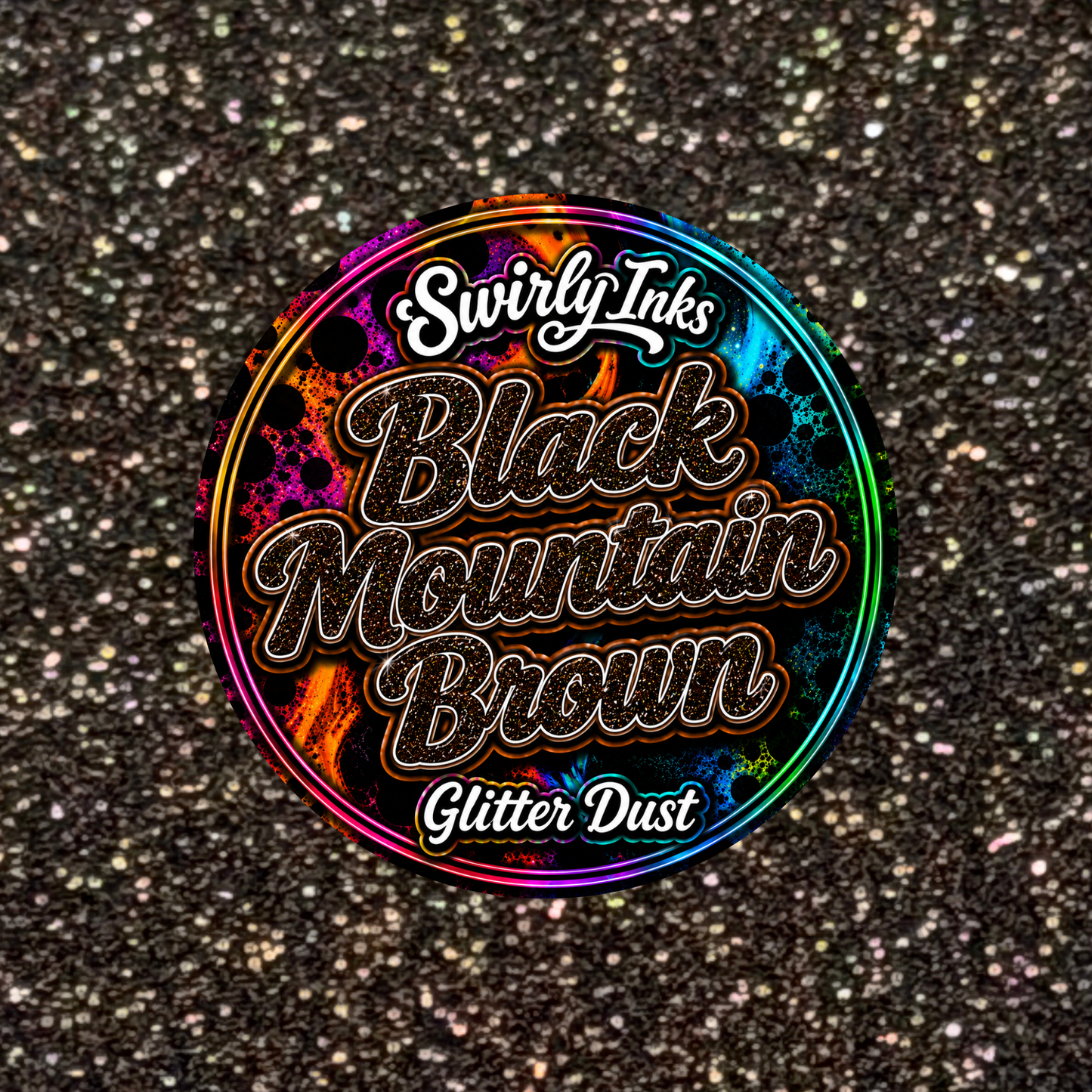 Black Mountain Brown Glitter Dust 1oz