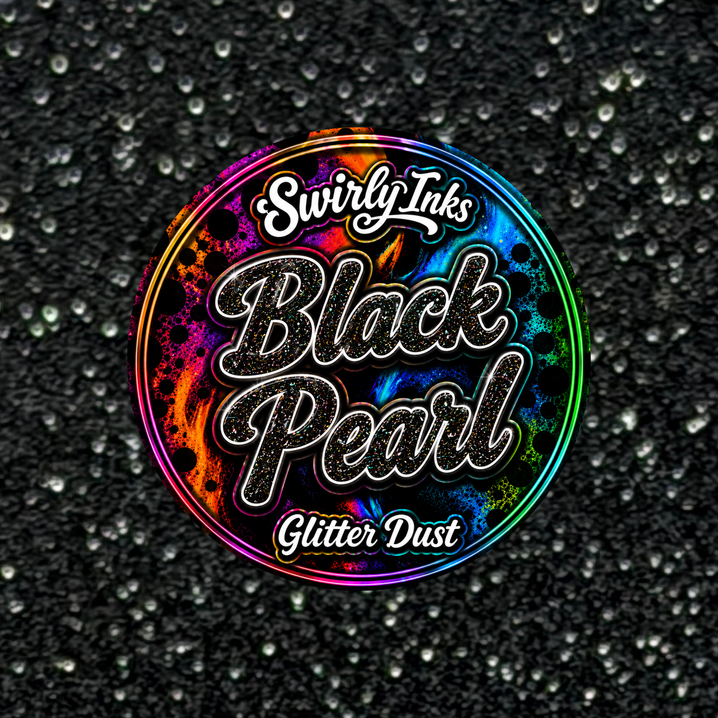 Black Pearl Glitter Dust 1oz
